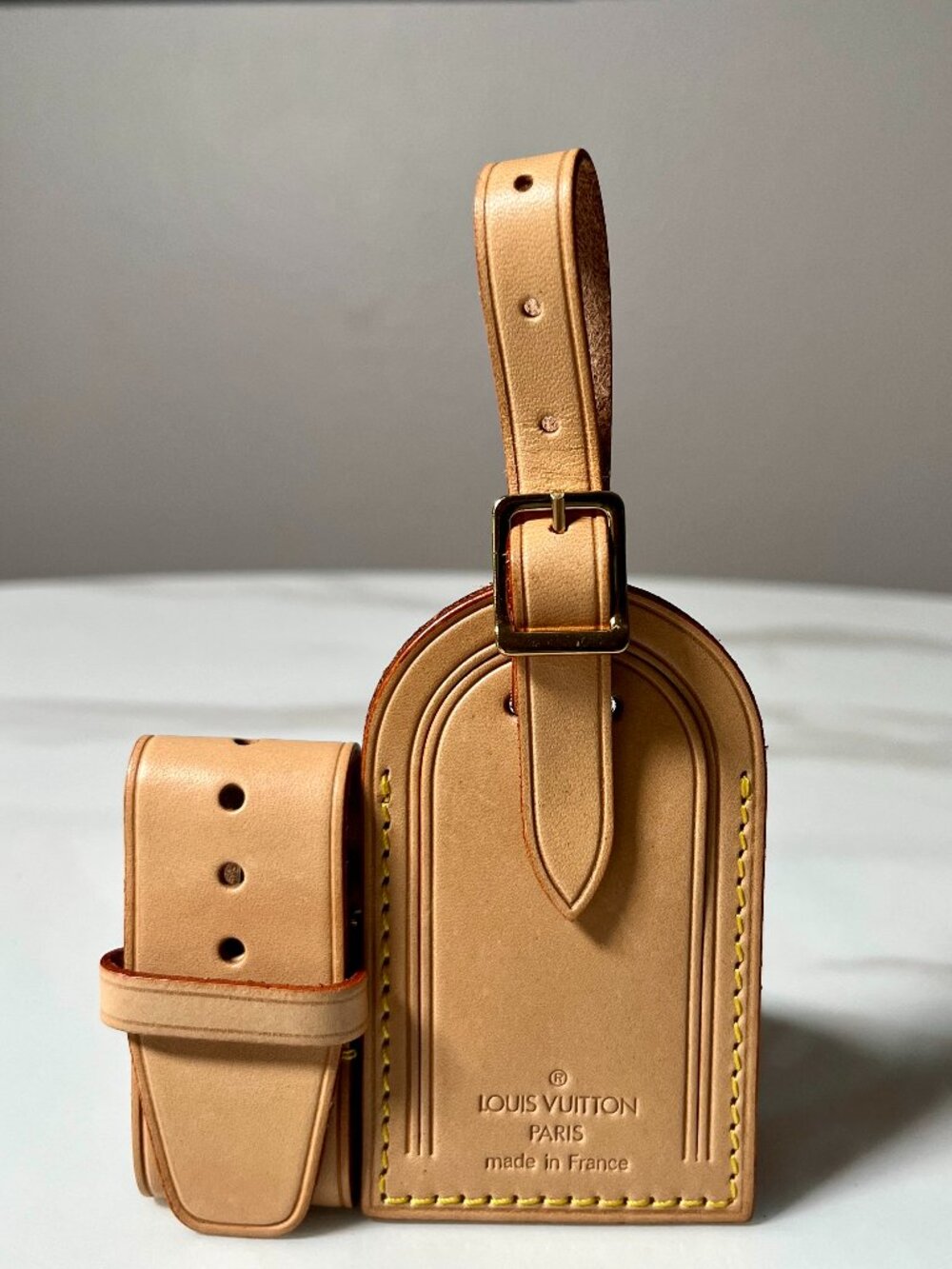 Louis Vuitton Vachetta Poignet and Luggage Tag Set New